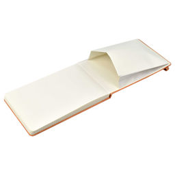 Записная книжка, 130x200 мм, арт.50193/ 15 ЖАТКА ОРАНЖЕВЫЙ ( (кожзам, 96л., твёрдый переплёт, тониро