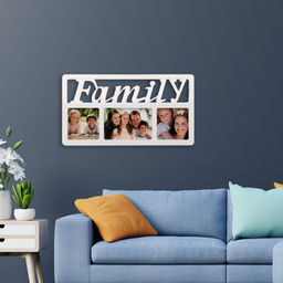 Фоторамка коллаж Семья 39х20 см / M1609 /уп 48/ 3 фото - Галеонтрейд фото 2