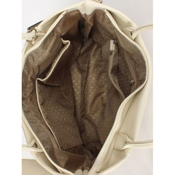 Сумка женская искусственная кожа ADEL-262. 1отдел. плеч/ремень, бежевый св флотер 253535 - Adelia фото 3