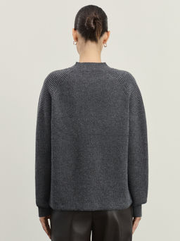 Джемпер с воротником-стойкой / Zarina  фото 5