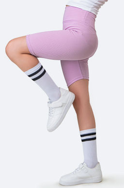 Велосипедки в рубчик для девочки Happyfox