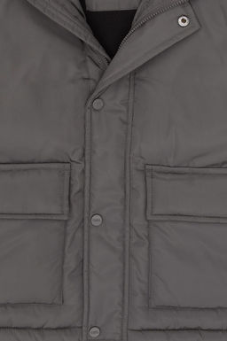 Erkek _ocuk Gri Kaban