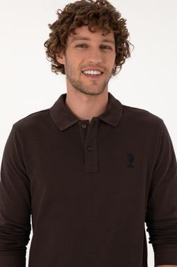 Erkek Koyu Kahverengi Basic Sweatshirt Sepette S_rpriz _ndirim - U.s. polo assn фото 2