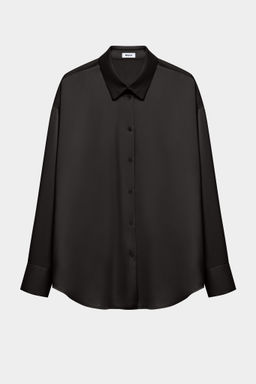 Рубашка из сатина с завязками - Mollis фото 5