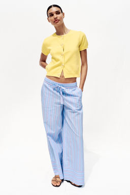 CARDIGAN WITH FAUX PEARL TIES - Zara фото 13