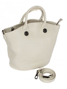 Сумка женская натуральная кожа XYN-3558, 1отд+карм/пер, плечевой ремень, молочный SALE 264910