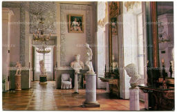 Открытка Архангельское.Дворец.Античный зал.1780-1810-е годы. Архитектор Ш.де Герн