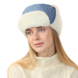 Аксессуар Шапка ALTRO ушанка арт.1181306-01/МБ индиго