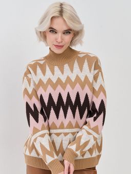 Свитер Be You 7232-40227 из полушерсти - Vay фото 3