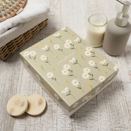 Набор махровых салфеток «Этель. Ромашки», 30×30 см - 5 шт., хлопок 100%