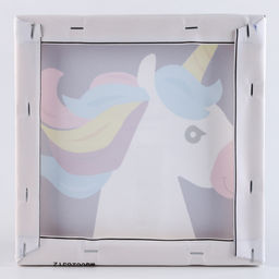 Аппликация помпошками Единорог размер 20 20 см, клей 30 мл - Simaland фото 7