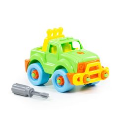 Конструктор-транспорт Джип (22 элемента) (в пакете) - Полесье фото 9