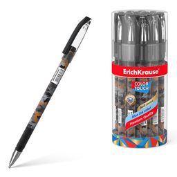 АКЦИЯ Цена за 24 шт. Ручка шариковая ErichKrause ColorTouch Stick Rough Native 0.7, цвет чернил синий (в тубусе по 24 шт.)