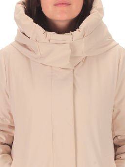 22377 BEIGE Пальто зимнее женское облегченное (150 гр. холлофайбера) - Fashion фото 11