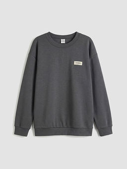 Bisiklet Yaka Erkek ?ocuk Sweatshirt