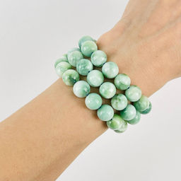 Бусины для украшений из Ангелита (39 бусин) 39 см