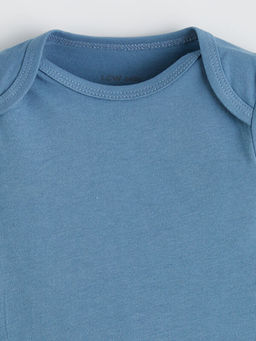 Bask?l? Erkek Bebek ??t??tl? Body