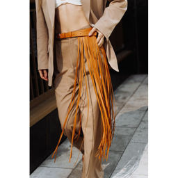 Bonny пояс с бахромой 80 Желтый