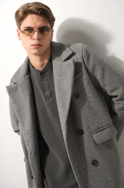 Мужской лонгслив на пуговицах Happyfox