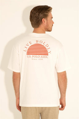 Мужская футболка цвета экрю - U.s. polo assn фото 13