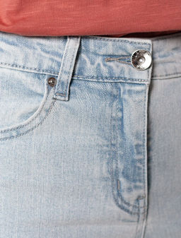 Джинсы трубы из эластичного денима - Vilatte фото 3