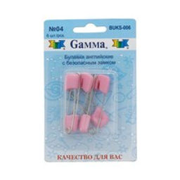 БУЛАВКИ BUKS-006 АНГЛИЙСКИЕ С БЕЗОПАСНЫМ ЗАМКОМ GAMMA