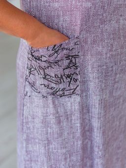 Туника женская из кулирки Льняная палитра-4 бордо - Амадэль фото 4