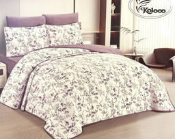 Одеяло стеганное с простыней на резинке и наволочками 2шт Koloco 192-1 192-1/09