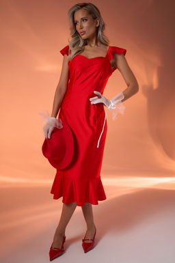 Платье Жадор (красный) - Эльза фото 13