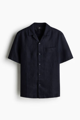 Camisa resort de lino Regular Fit - H&m фото 3