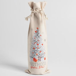 Цена за 5 шт. Мешок с термонаклейкой Уютного Нового года, 13 х 31 см +/- 1.5 см