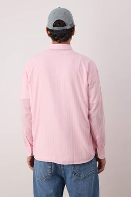 Pembe Regular Erkek Gomlek TMNAW26GO00026