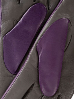 Перчатки женские ш+каш. TOUCH F-IS0065 d.violet/d.grey - Eleganzza фото 3