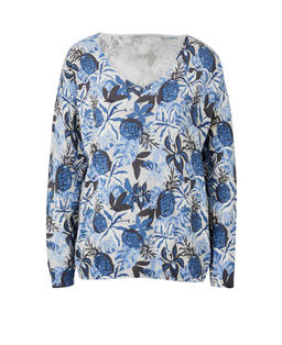 Пуловер, синий - Linea tesini фото 2