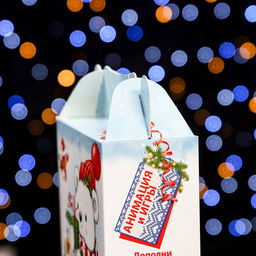 Цена за 5 шт. Подарочная коробка Белоснежный ,ПОДАРОК 17 х 6,8 х 20,8 см - Simaland фото 5