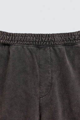 WASHED BALLOON FIT JOGGER TROUSERS - Zara фото 9