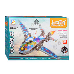 Самолет "Воздушный полет" на батарейках, в коробке