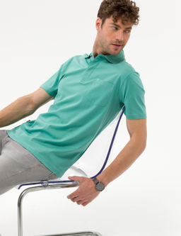 Ye_il Regular Fit Polo Yaka Merserize Ti__rt