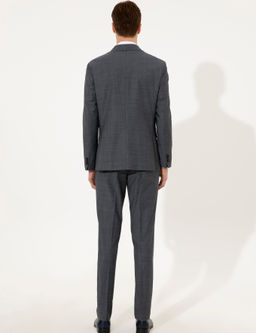 Siyah Slim Fit Tak_m Elbise - Cacharel фото 4