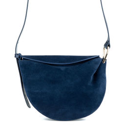 SQ013-1 blue, Женская замшевая сумка, Barcelo Biagi