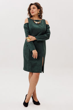 Платье ANELLI 1757 мягенький мох  фото 7