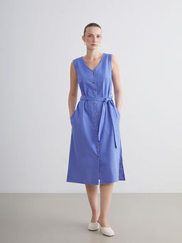 V Yaka Ku?akl? Elbise