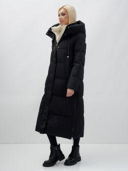 Пальто зимнее MTFORCE 9625Ch женское черное утеплитель 270 г/м²  фото 3