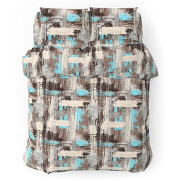 Пододеяльник на кнопках Евро Макси "Перспектива" 240х215см, поплин "Комфорт" 115г/м2, хлопок 100%, упаковка "классическая" ПВХ 28х41см, "Домашняя мода" (Россия)