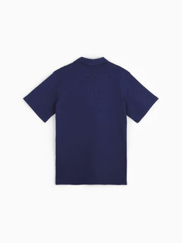 Футболка - поло женская MINAKU, размер 50-52 (2XL), интерлок, синяя