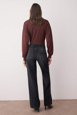 Mavi Yuksek Bel Genis Paca Wide Leg Jeans TWOAW26JE00077 - Trendyolmilla фото 8