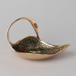 БЛЮДО СЕРВИРОВОЧНОЕ ЛЕБЕДЬ ДИАМЕТР=13СМ