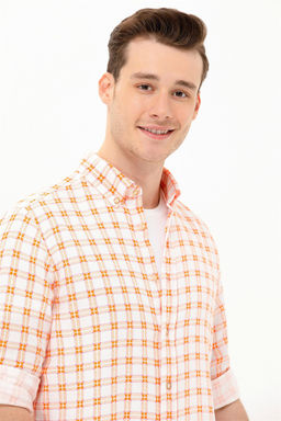 U. S. Polo Assn Мужская клетчатая рубашка в клетку - U.s. polo assn фото 10