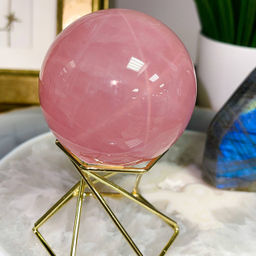 Шар из мадагаскарского Розового кварца