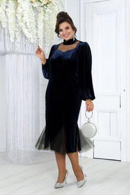 Платье Ninele 7431-Р темно-синий - Mira fashion фото 590